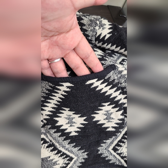 Jane Ashley aztec button front knit jacket - Picture 5 of 7